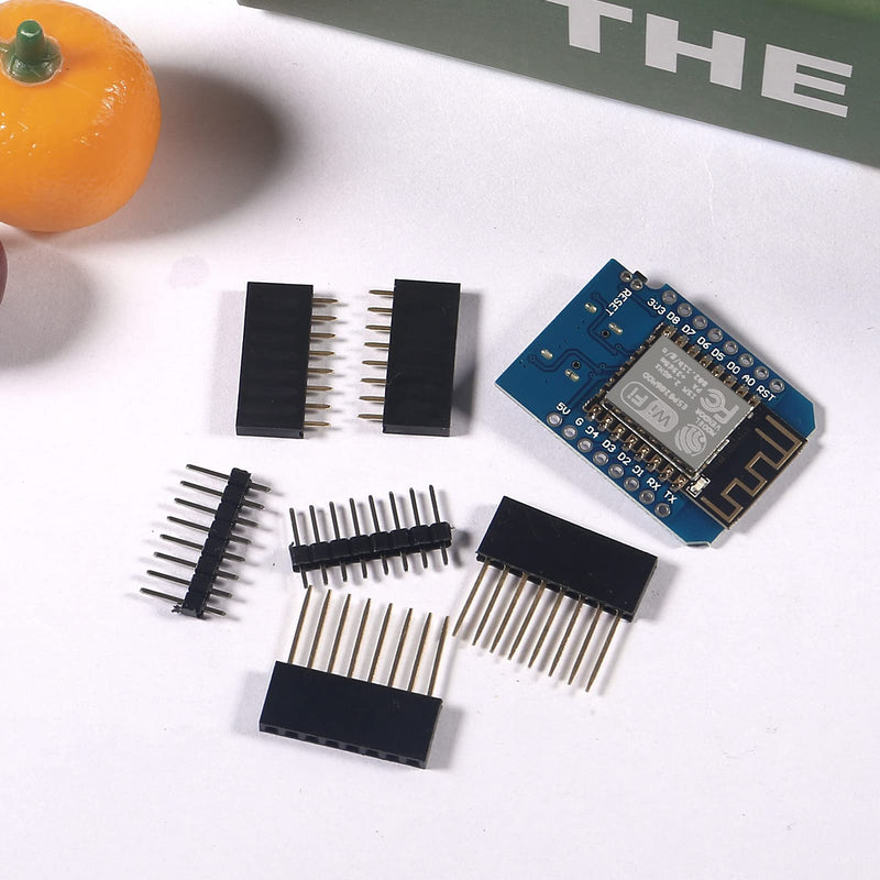 AITRIP 10pcs Development Board D1 Mini Type-C USB NodeMcu Mini Wireless D1 Module for ESP8266 ESP-12F 4M Bytes WLAN WiFi Internet Development Board Compatible with Arduino 10PCS D1 MINI TYPE-C