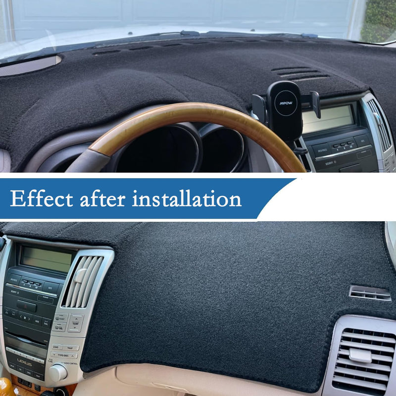 Dashboard Cover Mat for to-yota Venza 2008-2017 Accessories Dash Cover Dash Mat Sunshade Glare UV Rays Protector