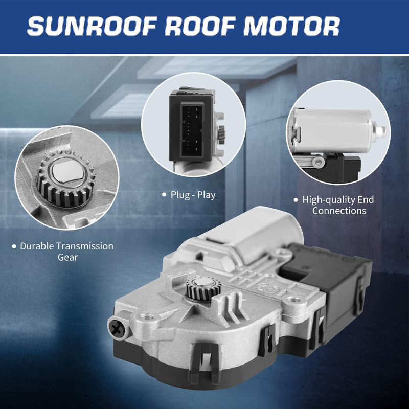BB5Z15790A, Sunroof Motor Compatible with Ford Explorer Sport Utility 2011-2017, Moonroof Motor Replaces BB53-15B689-AB BB5Z15790D, Premium Durability, Effortless Installation