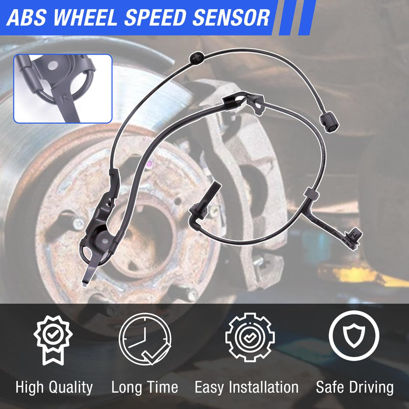 ABS Wheel Speed Sensor Front Right Compatible with 2018-2024 Toyota Camry 2019-2022 Toyota Avalon Lexus ES350 ES300h Passenger Side ABS Sensor # 89542-06081 ALS3237 1