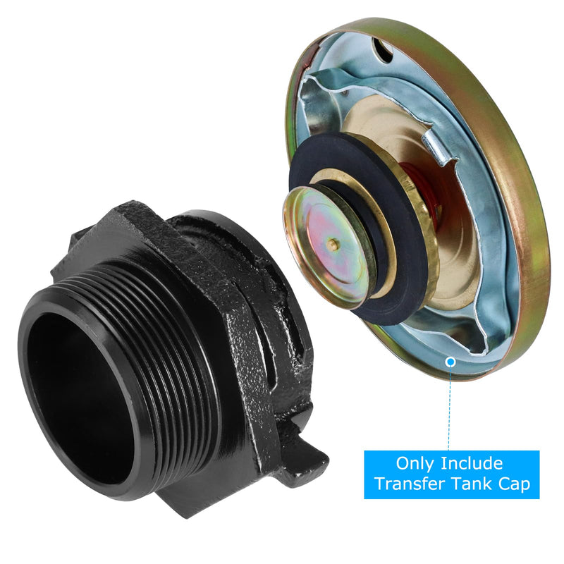  [AUSTRALIA] - Transfer Tank Vented Fuel Diesel Tank Cap,Venting Pressure Tank Cap for 2 Inch Base,Vented Gas Cap for Fuel Transfer Tank/Auxiliary Fuel Tank/Vented Fuel Storage Tank-Only Include Vented Tank Fill Cap Gold