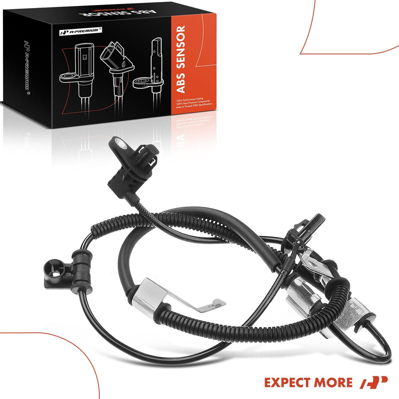 A-Premium Front Right ABS Wheel Speed Sensor - Compatible with Kia Models - Soul 2010 2011 2012 2013, 1.6L 2.0L, Hatchback - Front Passenger Side, Replaces 95671-2K000, 956712K000