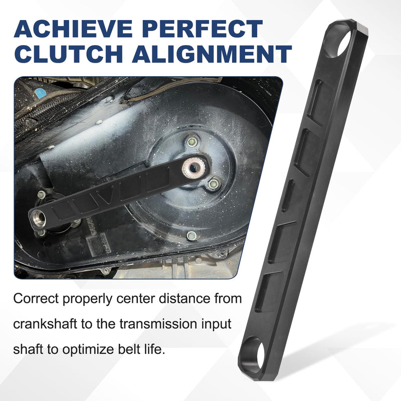 Transmission Shaft Clutch Alignment Tool Crankshaft Spacing Compatible with 2016-2024 Polaris RZR General Ranger XP 1000 (Black) Black