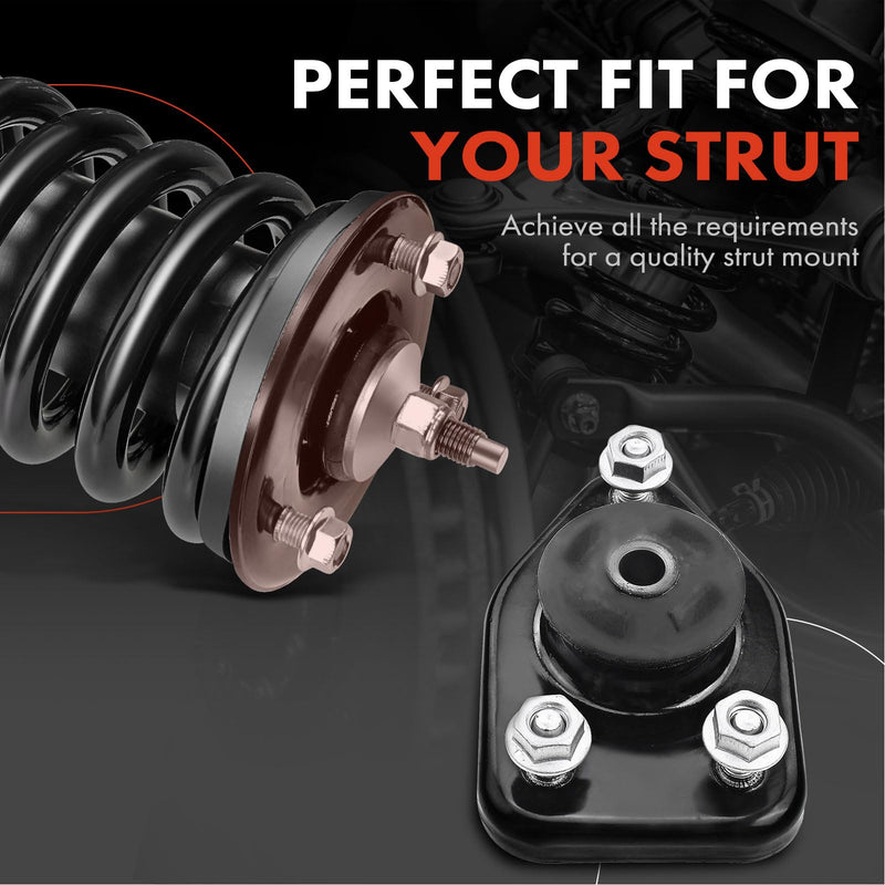 A-Premium Rear Suspension Strut Mount Compatible with BMW E82 Series X3 2004-2010 Driver or Passenger Side Set of 1