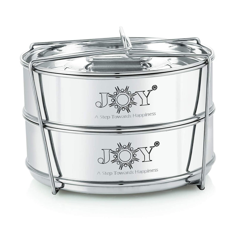 Stackable Stainless Steel Insert Pans - 3QT- Inserts for Instant Pot - Pan for Instapot - Accessories for Instant Pot 3QT and above - Pressure Cooker Steamer Accessories - 6.5" L × 6.5" W × 4.0" H