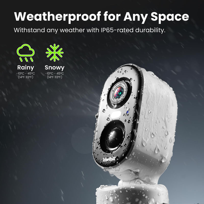Security Cameras Wireless Outdoor, 2K Outside Camera for Home Security, Battery Camera, Magnetic Mount, AI Detection, Color Night Vision, Spotlight, Waterproof, 2.4GHz WiFi, Cloud & SD Storage 2K-2 Pack