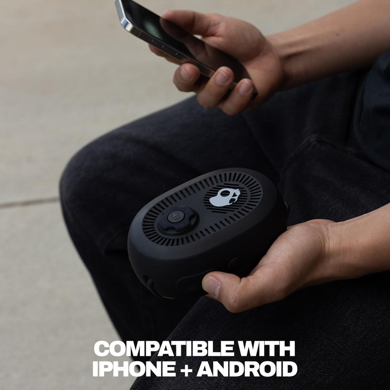 Skullcandy Session 540 Portable Lightweight Bluetooth Speaker - True Black | Waterproof, Dustproof, 17 Hours of Playtime, Built for Home, Outdoors, Party, Travel, Big Sound, iPhone Android Compatible
