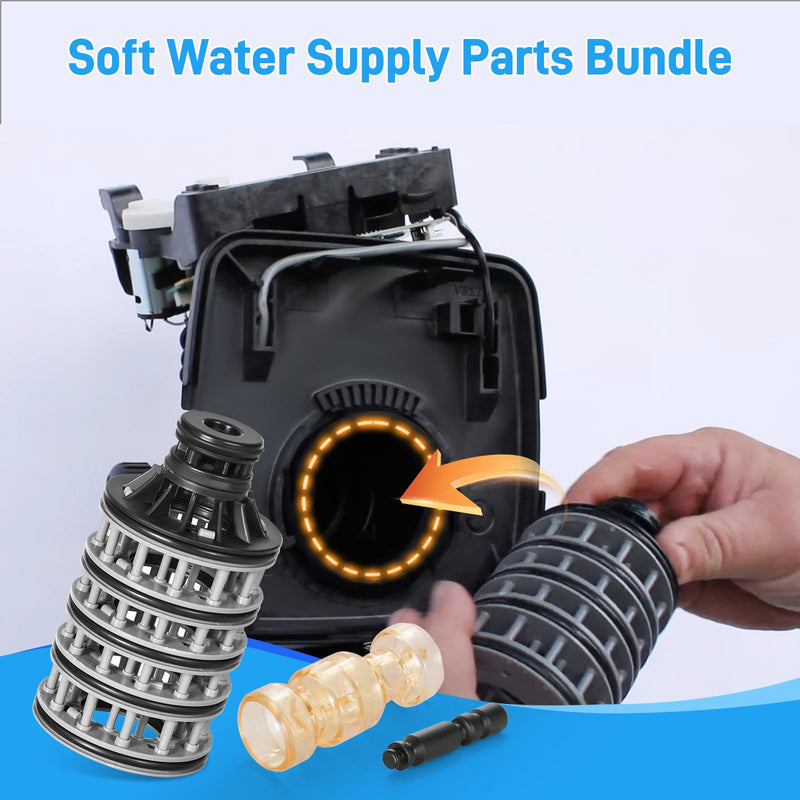WS1 Water Softener Maintenance and Repair Kit, WS1 Softener Rebuild Kit WS1 Spacer Stack Assembly Compatible with Clack V300502 V3005