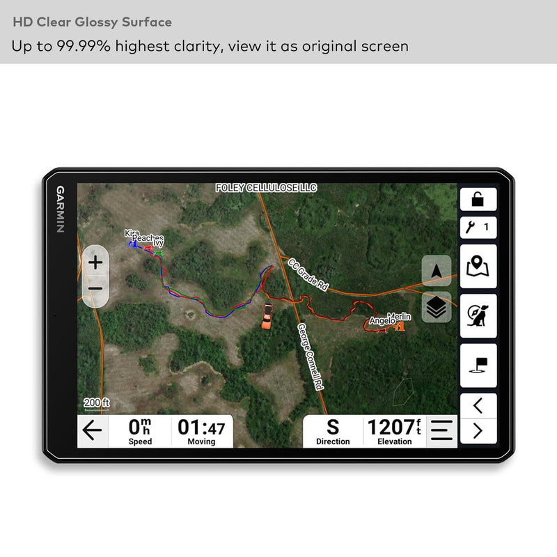 Premium Tempered Glass Screen Protector (HD Clear) | for Garmin Alpha XL Dog Tracking GPS Navigator 10.1", 9H, Anti-scratch, Anti-fingerprint Alpha XL - 10.1" - HD Clear