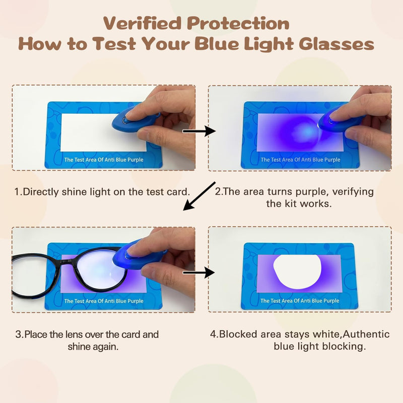 Round Kids Blue Light Glasses, Ages 2-6 | Flexible, Anti-Glare & Lightweight Eye Protection for Toddlers, Ideal for Tablets & Daily Screen Use A1 Black+white+pink Clear Age 2-6