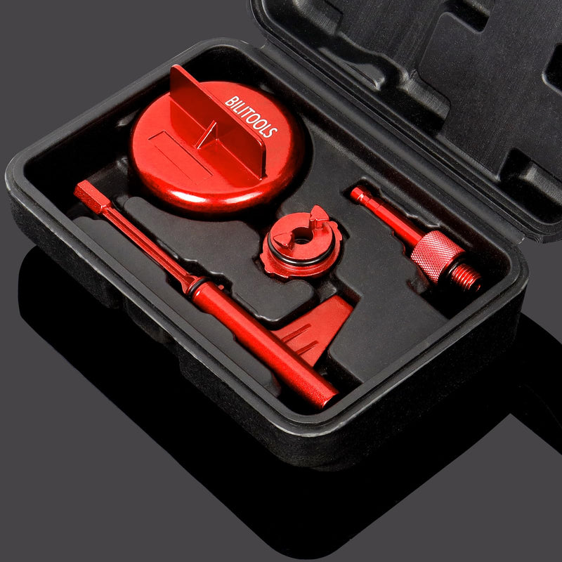 BILITOOLS Transmission Fill Adapter Aluminium, Compatible with Mercedes Benz 725.0 9G-Tronic 9-Speed Transmission Fluid ATF Oil Filling Oil Change Tool