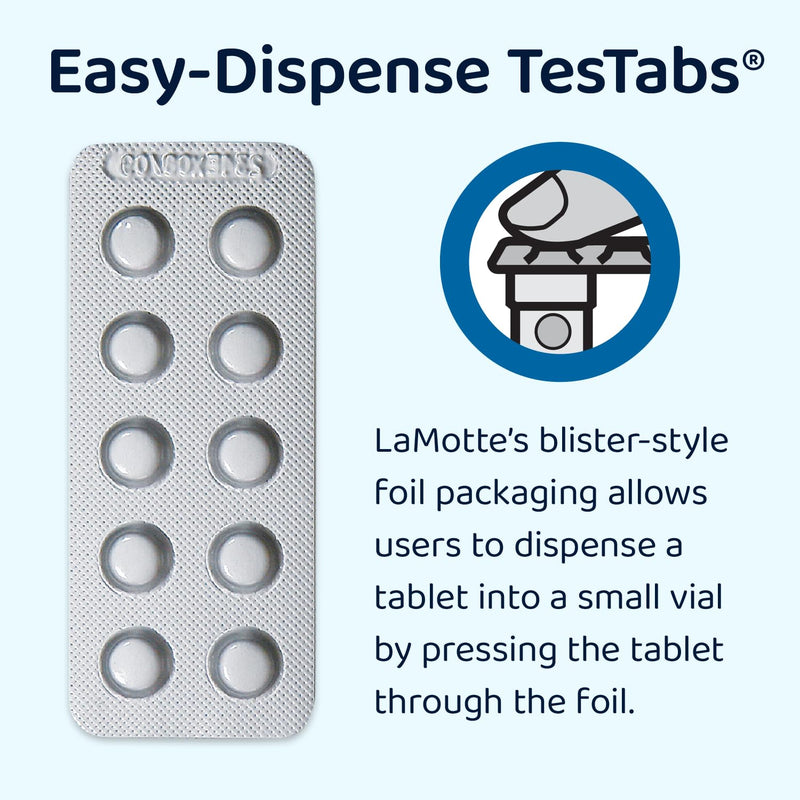 Lamotte TesTab Refill, Phosphorus Test Tablets for Phosphate Kit, 5422A-H, 50 Tests