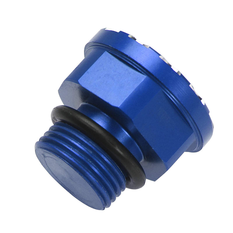 Engine Oil Filler Cap Screw,Compatible with Suzuki GSX-R 600 2002-2020,GSX-R 750 2002-2020,GSX-R 1000 2003-2020 (Blue) Blue
