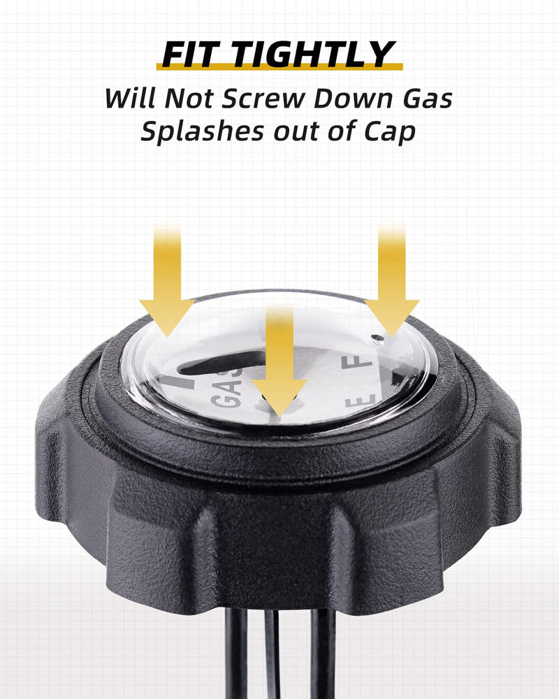 QUICKWOLF Ranger Gas Cap,1240119 Gas Cap with Gauge Compatible with Polaris Ranger 400 425 500 700 TM Fuel Gauge, Anti-Corrosion Material