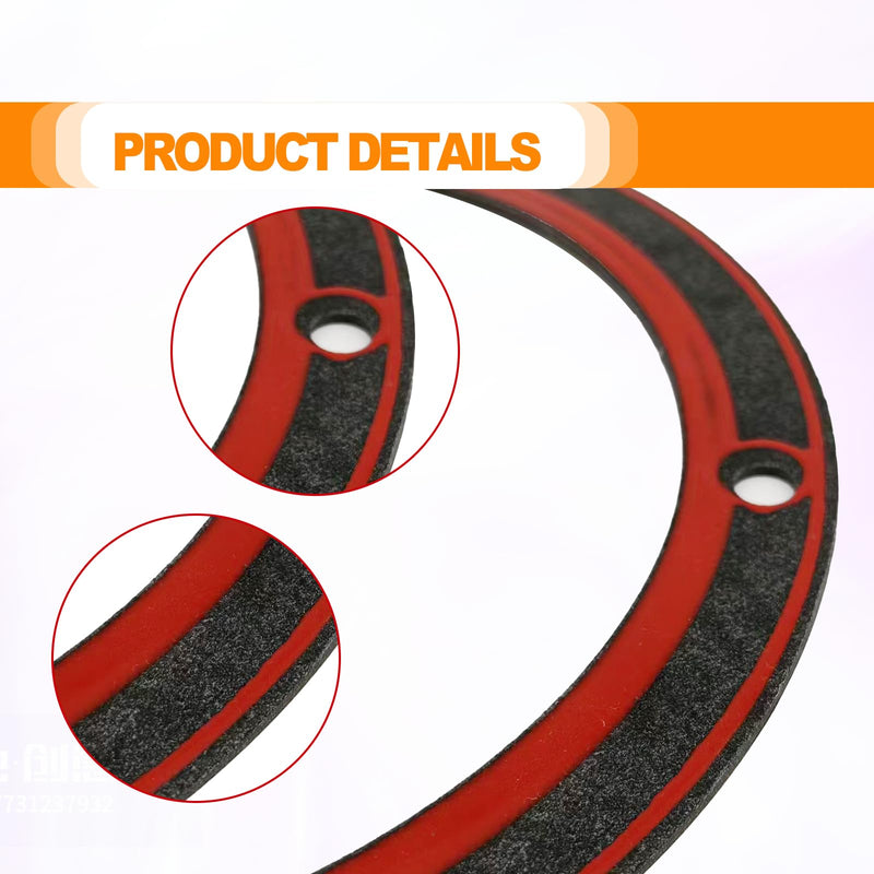 stymart 5 Holes Twin Cam Derby Cover Gasket Compatible withHarley Touring Dyna Electra Glide Softail Fatboy FXD 1999-2016 25416-99X. (1 pcs)