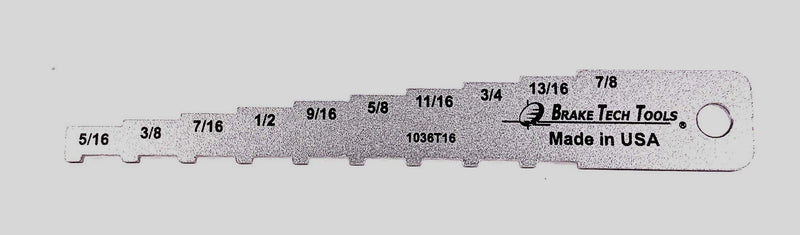Pocket Tech Gauge 16ths