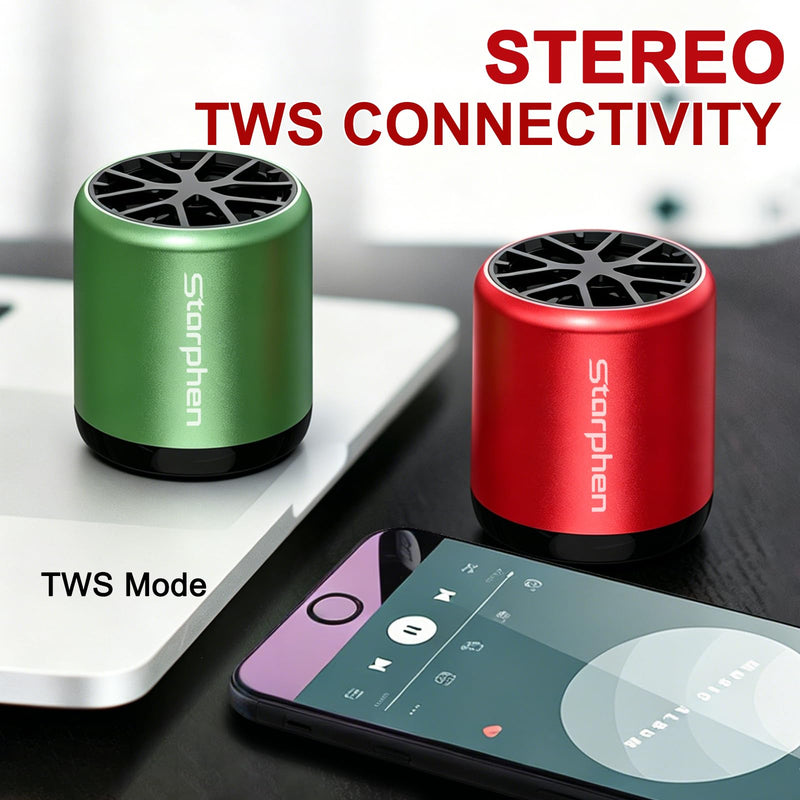 Mini Portable Bluetooth Speaker | Bluetooth 6.0 | 5W full-range speake | easy to carry around | Battery life: 4–6 hours Blue