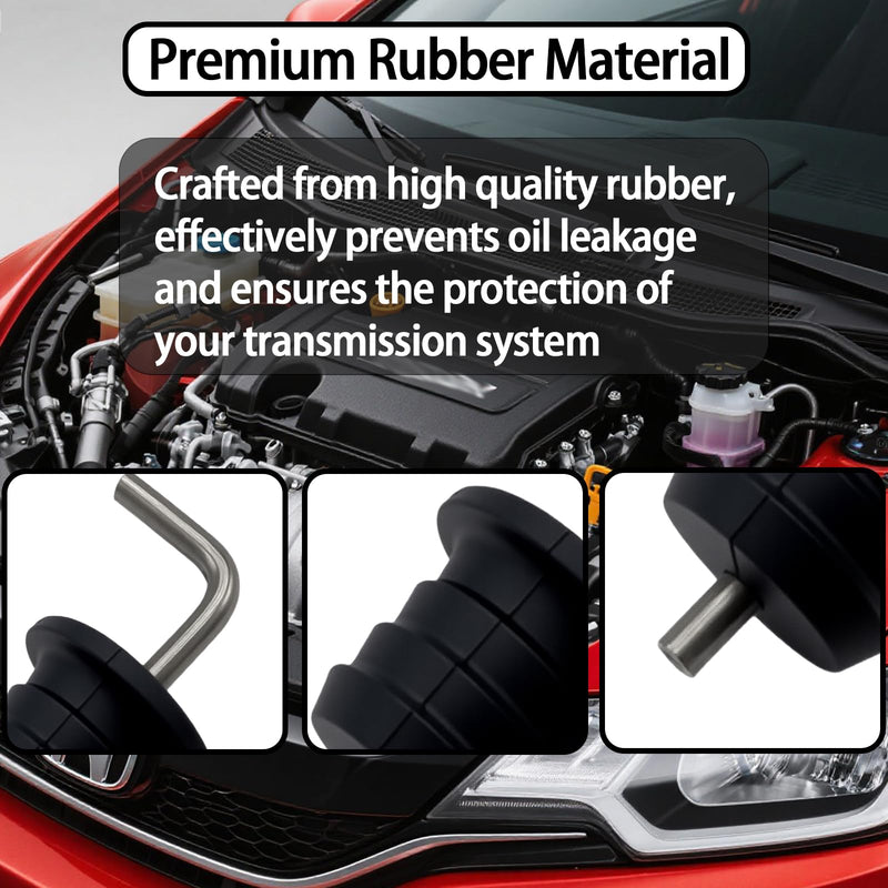 25615-5T0-004 Transmission Filler Cap, 25615-RCL-003 Car Transmission Rubber Plug Cap for (ATF) (A) (CVT), Compatible with Honda Accord CRV Civic HR-V, Replacement for Acura MDX RLX TSX,1 Pcs 1Pcs