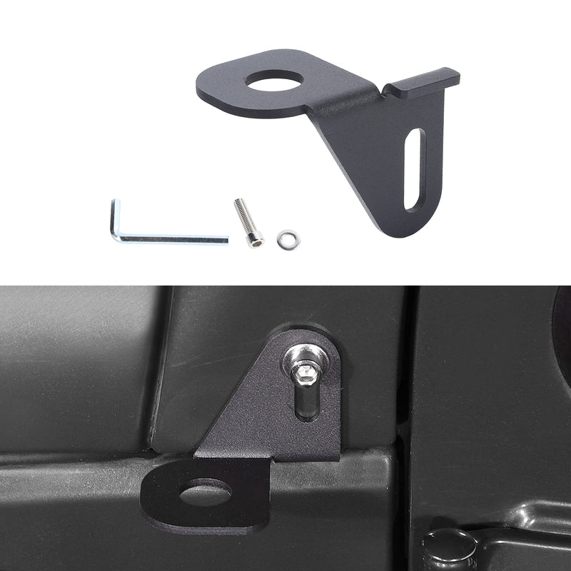 Jimen Compatible with 2007-2022 Jeep Wrangler JK JL, CB Radio Antenna Mount Bracket, Driver Side