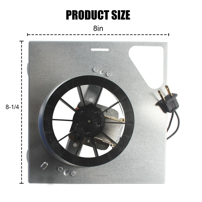 Upgrade 678-G/2678F-A Bathroom Exhaust Fan Motor 8" x8-1/4 Fits for Nutone 763 763N Compatible with Broan 679-E/2679F-A 679FL-C N679-C 679L, S97015163