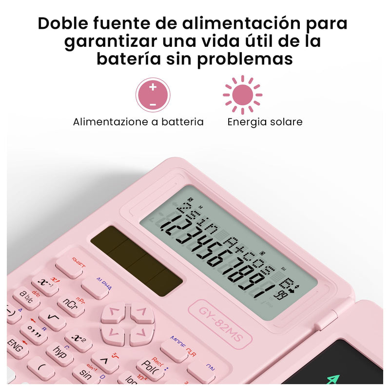 991EX and 82MS Scientific Calculators with Notepad