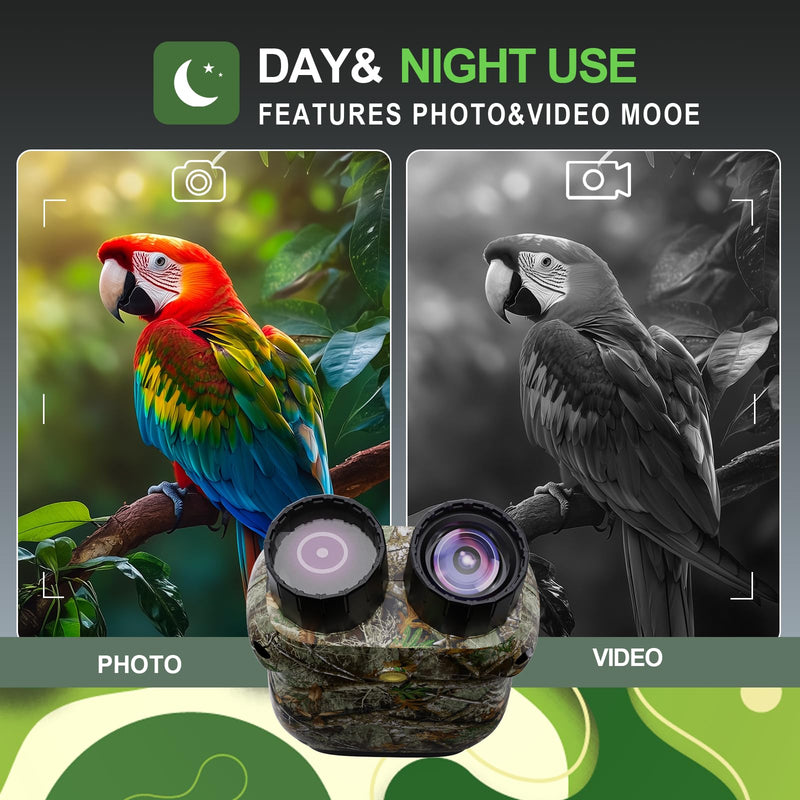 Kids Camera & Night Vision Goggles for Kids Boys and Girls, Christmas Birthday Gifts, Night Vision Binoculars with 16GB Memory Card(Camouflage) Camouflage