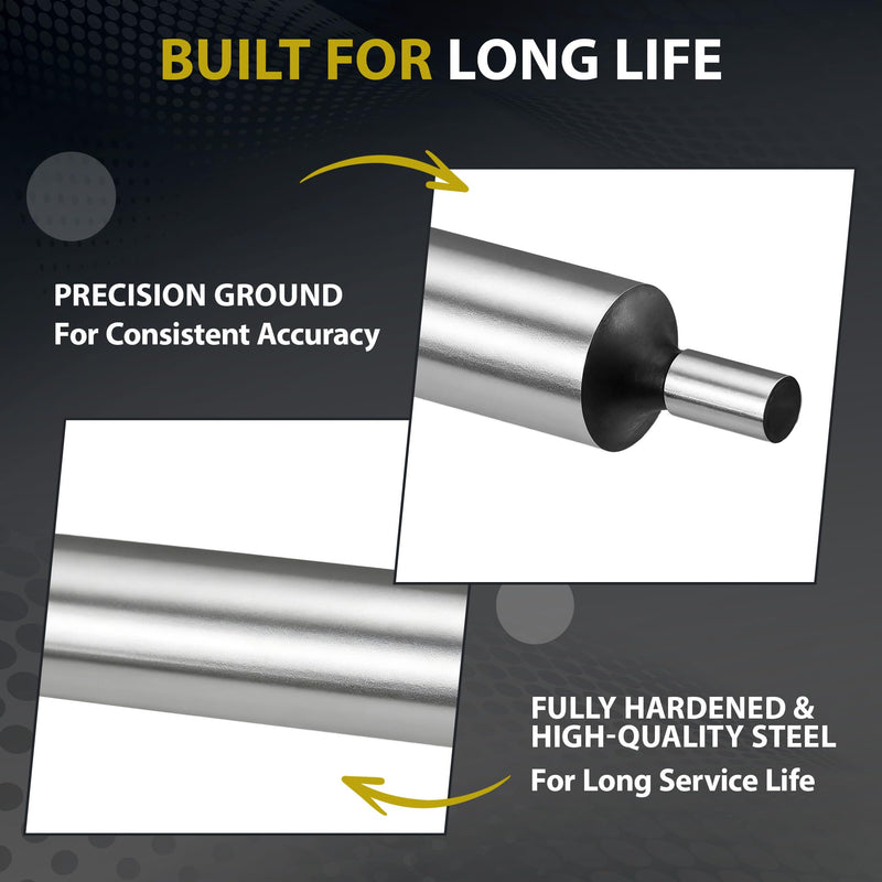 Brown & Sharpe Double End Edge Finder, 1/2" Shank Diameter, 0.200" Tip Diameter, Ideal for Locating Flat & Straight Edges, Centers & Scribed Lines, for CNC Milling Lathe Machining