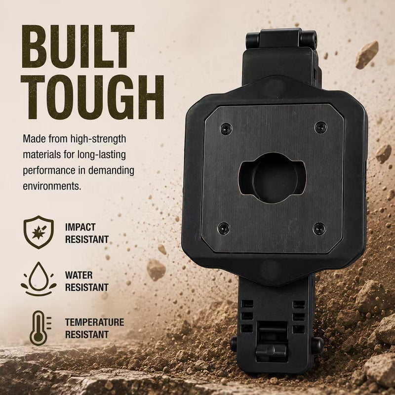 Single Body Camera Mount Compatible with Axon Body Camera 2/3/4, Lightweight ABS & Stainless Steel Holder, Portable Uniform Wear Mount Bracket Single