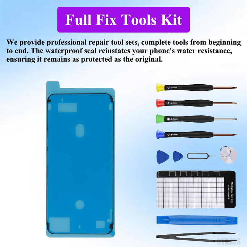for iPhone 14 Pro Max Earpiece Ear Speaker Flex Cable Replacement for iPhone 14promax Proximity Sensor Flex Cable with Full Repair Fix Tools Kit Waterproof for A2651 A2893 A2894 A2895 A2896
