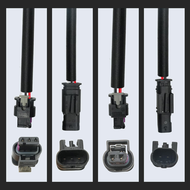 3PIN & 2PIN Harness Extension Kit 8PCS Camshaft Position Sensor Connector Plug Wiring Harness Compatible with Mercedes Benz 4.7L M278 Engine Vehicles 2011-2020 Replace A2761560790 A2769051000