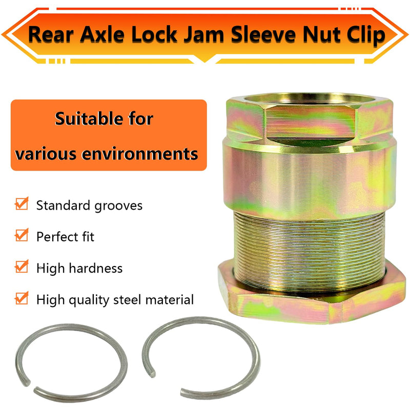 Rear Axle Lock Jam Sleeve Nut Clip for Honda Sportrax 300 400 TRX300EX TRX400EX TRX400X TRX450R TRX450ER TRX250X TRX300X ATC250R ATC350X