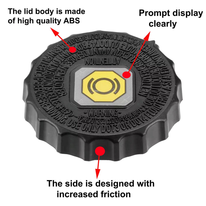Brake Master Cylinder Fluid Reservoir Cap 47230-47090 for Toyota Tacoma 4Runner Cruiser Prius Highlander Camry Avalon Corolla RAV4 Sienna Mirai Venza Tundra For Lexus LX ES GX IS LS RX ES HS NX UX