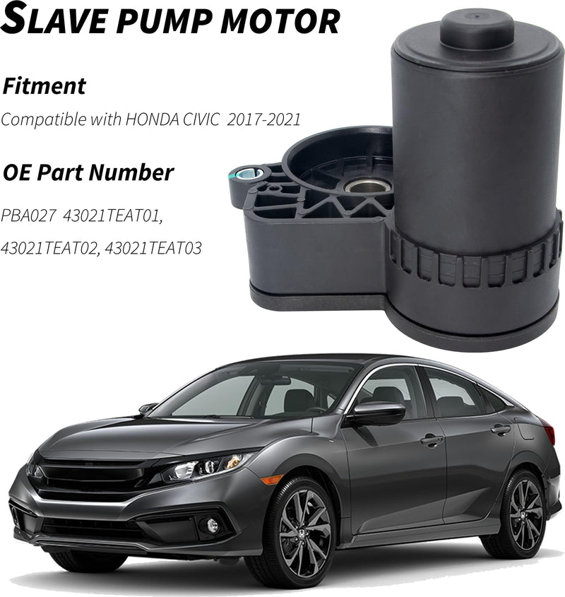 HiSport Left Parking Brake Actuator Rear 43021-TEA-T02 - Compatible with Honda Civic 2016 2017 2018 2019 2010 2021 - Replace 43021TEAT02 43020TBAA02 43020TBAA01 43020TBAA03