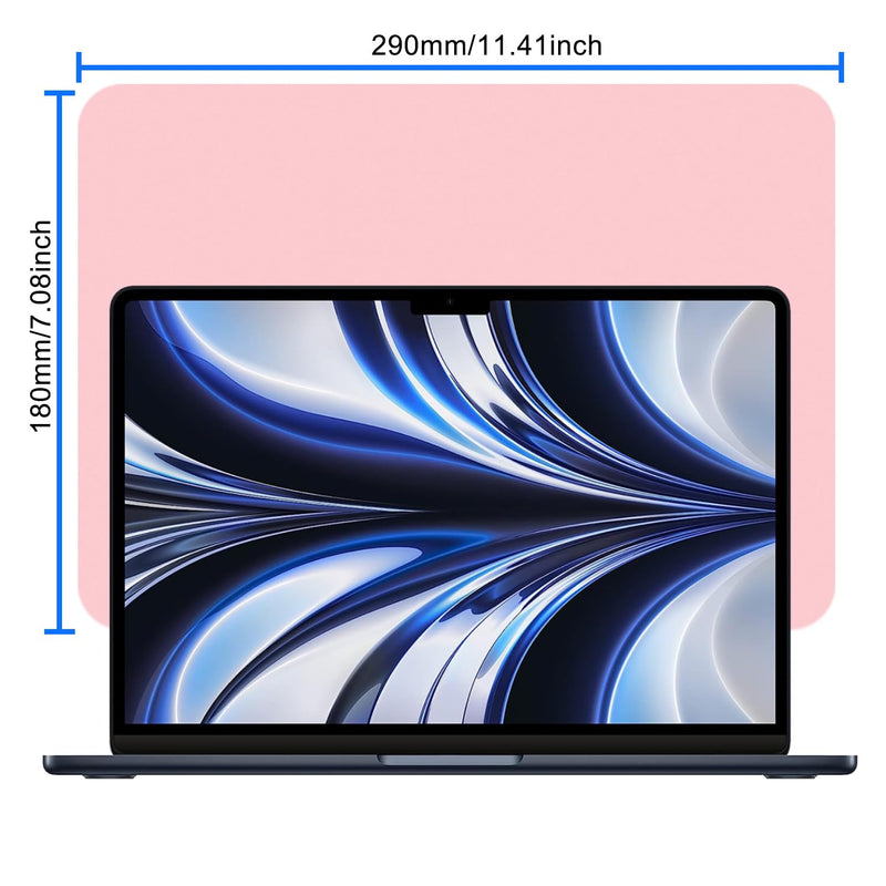 2 Pack Microfiber Liner Cleaning Cloth 13" with Screen Keyboard Imprint Protection for MacBook Pro/Air 13" 14" 2018-2024, Keyboard Protector Compatible MacBook Air 13 M3 M2 M1/MacBook Pro 14 M3 M2 M1