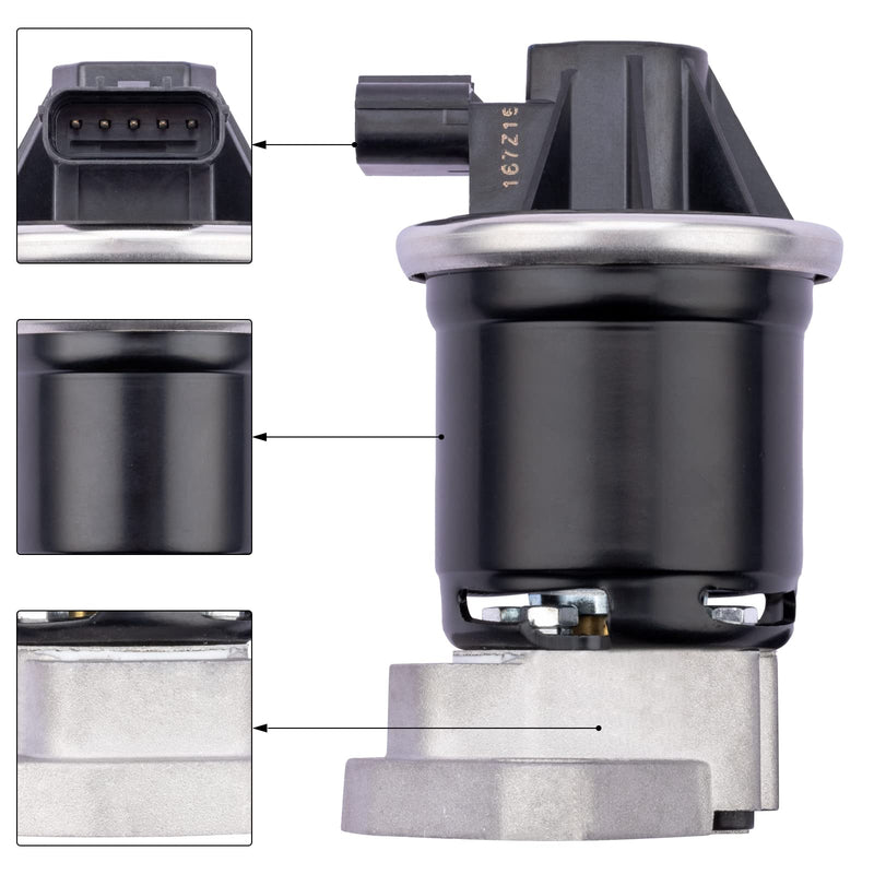 EGV1134 18011-R70-A00 EGR Exhaust Gas Recirculation Valve (V6 3.5L 3.7L) For Honda Accord Pilot Crosstour Odyssey Ridgeline Passport 2008-2020,for Acura MDX RL TL RDX TSX ZDX 2009-2015