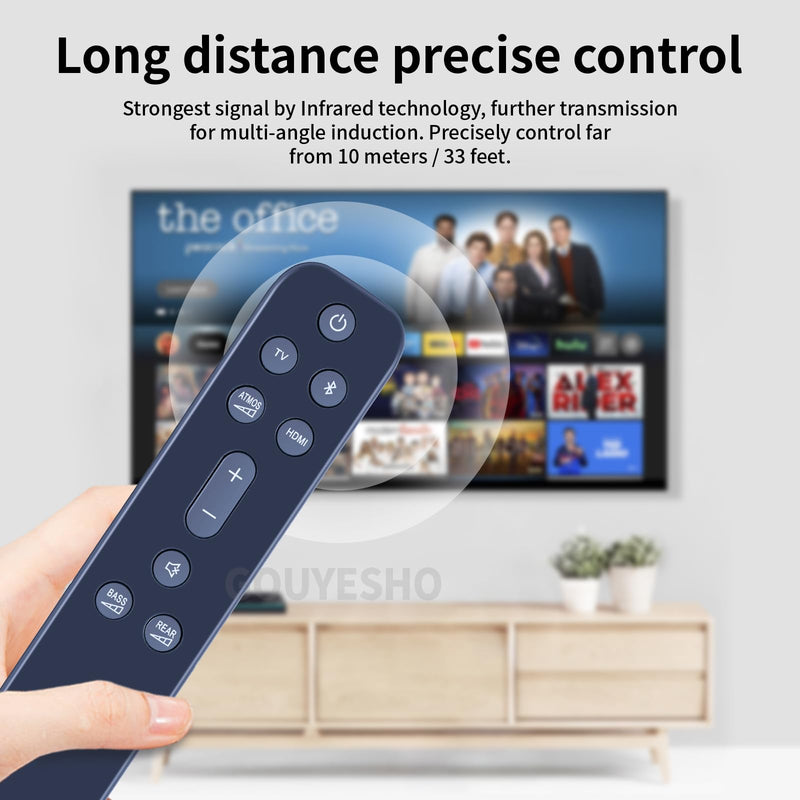 PZL New Replacement for JBL 9.1 Channel Sound Bar Remote Control Speaker System JBLBAR913DBLKAM