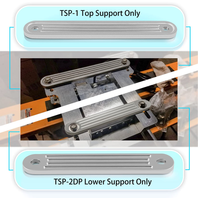Yoursme TSP-1 TSP-2DP Transom Support Plate Kit for Top Support and Lower Support Bolt Holes Size 15” x 2” / 12” x 2” Thickness 3/8” Replace 3001-8067