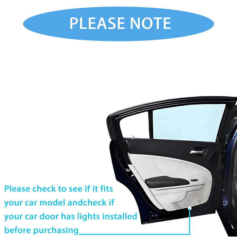 Never Fade LED Car Door Light Door Light Logo Welcome Logo Lights Accessories Compatible with 1/3/4/5/6/7/x1/x2/x3/x4/x5/x6/x7/M/328i/28i/530i/528i/e92(4PCS) 4PCS