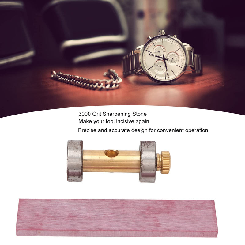 3000 Grit Sharpening Stone Set, Watch Screwdriver Sharpener, Sharpening Guide Grinding Tool for Convenient Wristwatch Repair