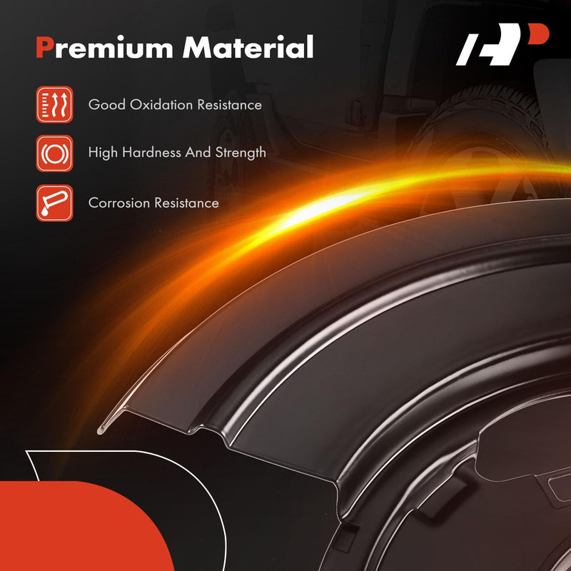 A-Premium Front Side Brake Dust Shield Compatible with Chevy, GMC and Hummer Models - Silverado/Sierra 1500 2500 3500 HD Classic, Yukon XL/Suburban/Avalanche 2500, Express/Savana 2500 3500 4500