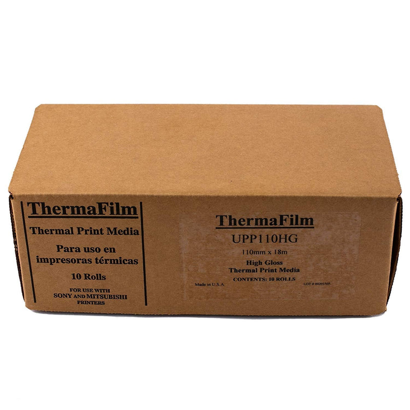 Mitsubishi Compatible UPP110-HG Generic High Gloss Ultrasound Film/Media 5 Rolls, 110mm x 18m