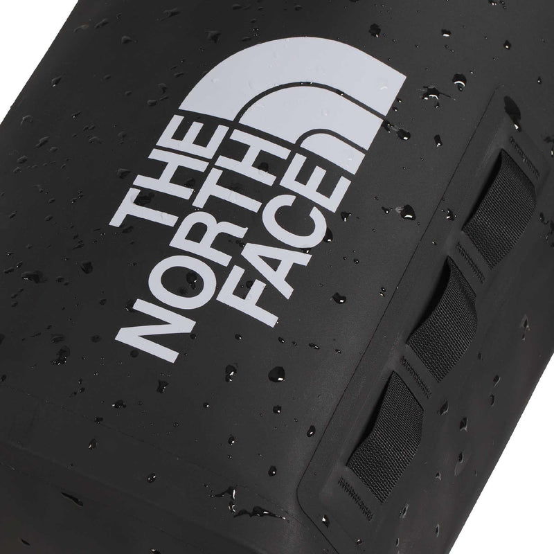 The North Face Base Camp Dry Bag - Roll-Top Waterproof Stuff Sack, Ideal for Camping Gear & Kayak Accessories, TNF Black/TNF White, 18 Liters