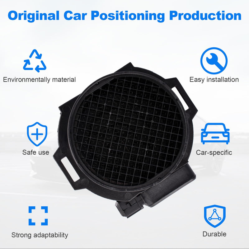 Mass Air Flow Sensor Meter [3-Pins] Compatible with BMW 323i 1999-2000, 325i 2001-2003, 328i 1999-2000, 525i 2001-2003, 528i 1999-2000, 325Ci 2001-2003, 2.5L 2.8L, Replace# 13621432356