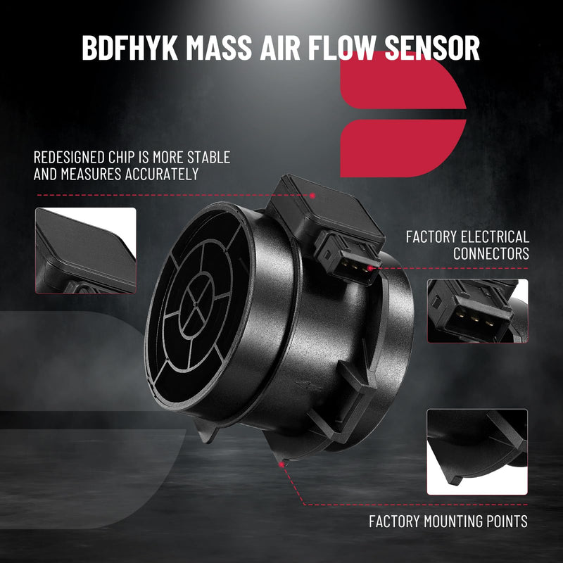 BDFHYK Mass Air Flow Sensor Meter MAF 7410055 5WK96132 Compatible with BMW 330Ci 2001-2003/ for 330xi 2001-2005