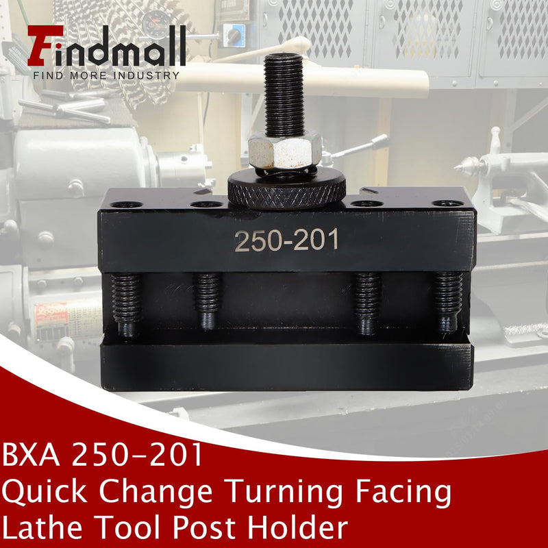 findmall BXA #1 Quick Change Turning and Facing Lathe Tool Post Holder 250-201 Tool Holder Fit for Lathe