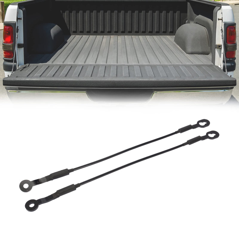 X AUTOHAUX Pair Rear Tailgate Cables Lift Gate Support Straps Pickup for Chevy S10 1994-1998 2000-2004 38534 15683449