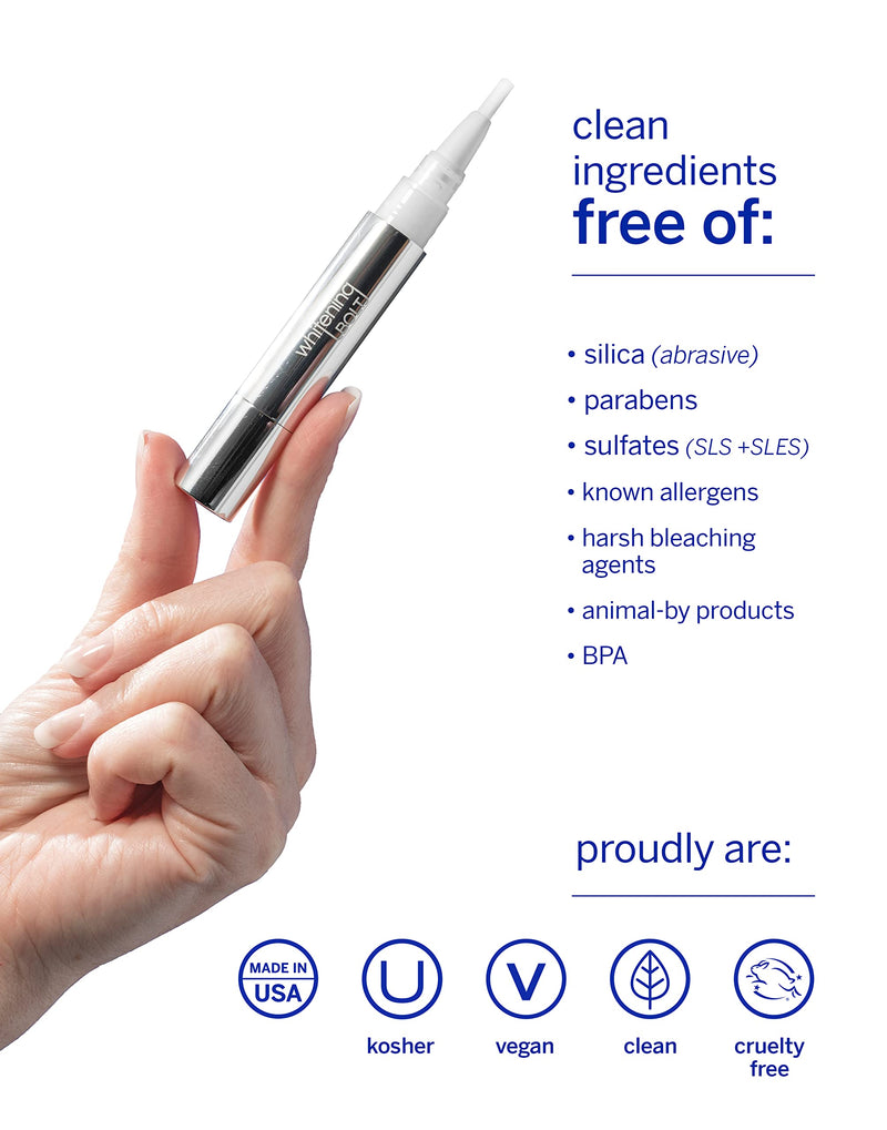 Supersmile Whitening Bolt Teeth Whitening Pen, Stain Prevention & Instant Brightness, Teeth Whitening Pen with Calprox® and EDTA, Blocks Stains up to 6 Hours, Fresh Mint, Enamel Safe