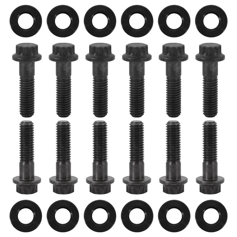 Dokili 134-1202 A.RP Chromoly Exhaust Header Bolt Kit 3/8˝ Wide for G.en III LS LS1 LS2 LS3 LS6 Pack of 12