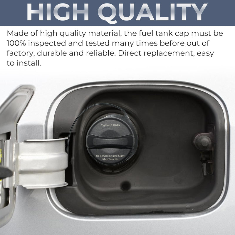 Gas Cap, Fuel Cap for 2004-2011 Chevy Chevrolet GMC Cadillac Silverado Sierra 1500 2500 3500 Tahoe Yukon Suburban Avalanche Acadia Traverse Yukon XL Escalade ESV EXT, GT330, 20915842