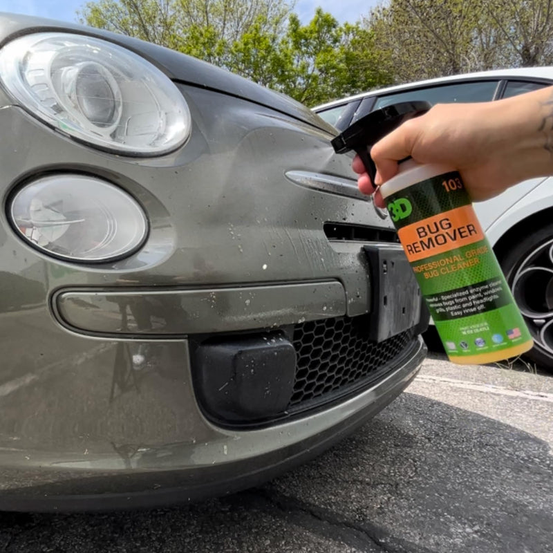 3D Bug Remover - All Purpose Exterior Cleaner & Degreaser to Wipe Away Bugs on Plastic, Rubber, Metal, Chrome, Aluminum, Windows & Mirrors, Suitable for use on Car Paint, Wax & Clear Coat 16oz. 16 OZ